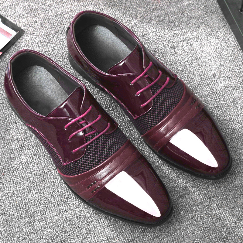 Fashionable Korean-style Leather Shoes For Men foto 2