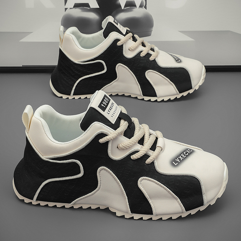 Thick Bottom Printing Comfortable Stylish Versatile Trendy Casual Daddy Shoes foto 5