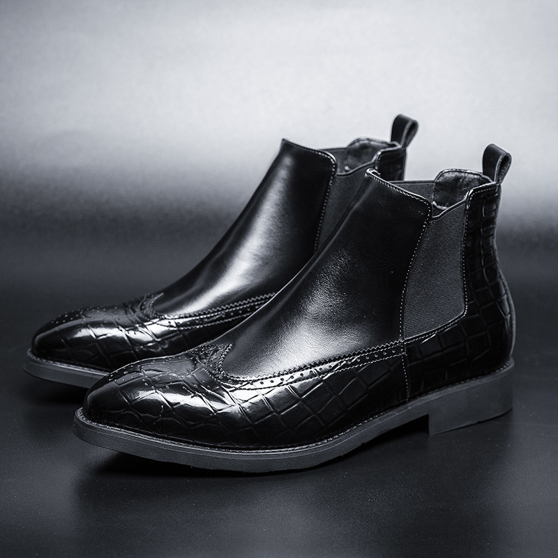 High-Top Pointed Outdoor Mid-calf Martin Boots foto 4