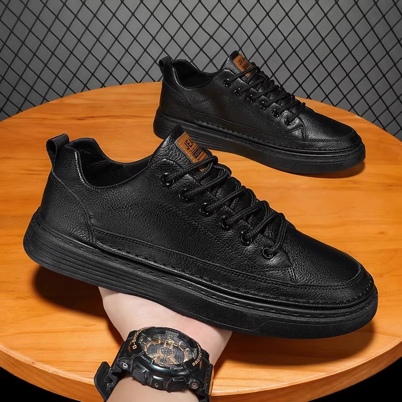 Autumn Men's Safety Shoes Black Sports Sneakers foto 5