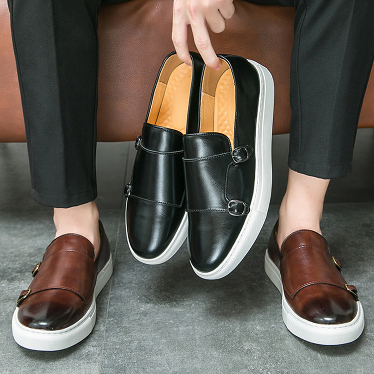 Fashion Loafers Men's Business Casual Slip-on Flats Shoes foto 5