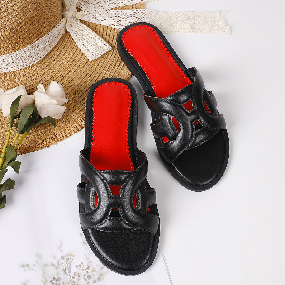 Versatile Flat Strap Fashion Sandals For Women foto 5
