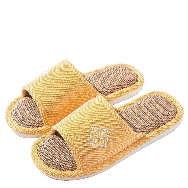 Linen Slippers For Women Spring And Autumn Non-slip Home foto 4