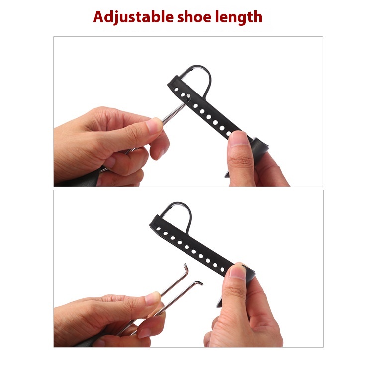 Black Adjustable Anti-wrinkle Plastic Shoe Stretcher foto 3