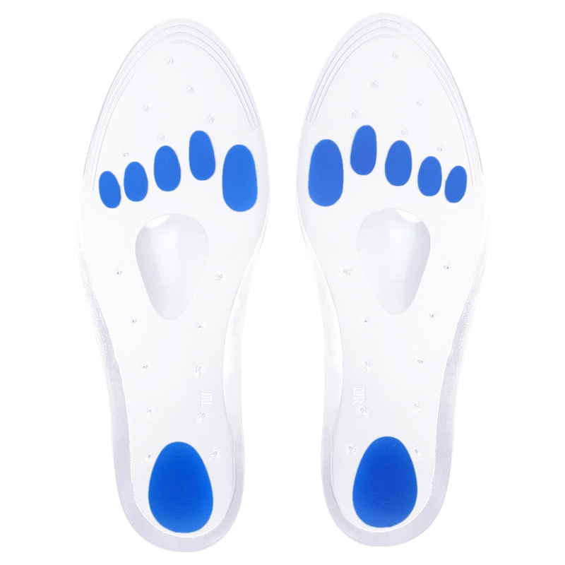Silicone Soft Shock Absorption Slow Pressure Sports Leisure Insole foto 4