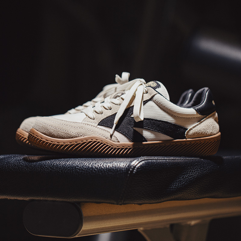 Men's Spring And Summer Niche Skateboard Shoes American Casual Retro White Shoes Breathable Sneaker foto 3