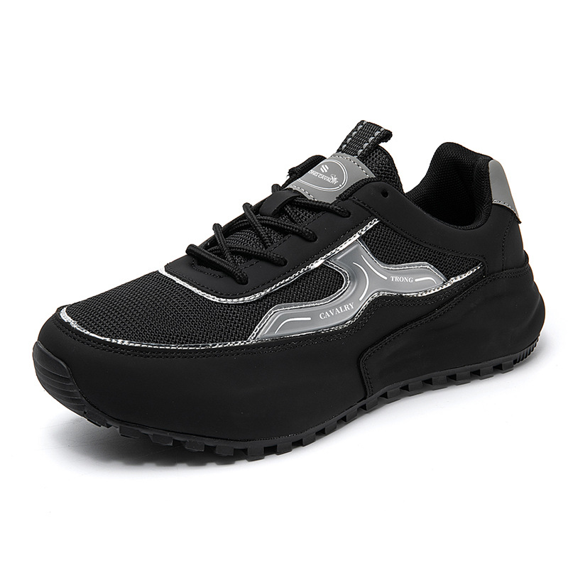 Men's Cattle Leather Bag Sole Student Leisure Sports Platform Height Increasing Insole foto 3