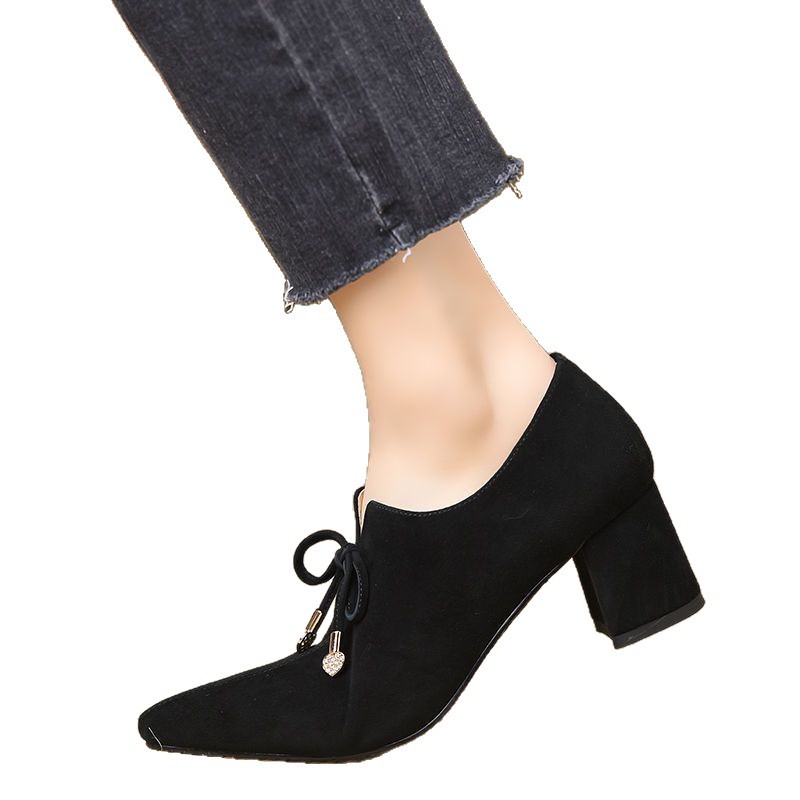 Chunky Heel Stylish Women's Flats foto 4