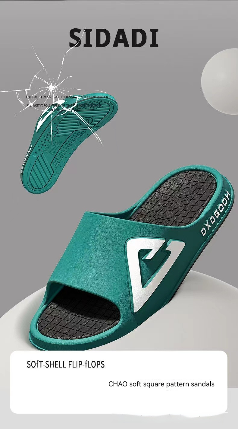 Flip-Flops Outdoor Non-slip Slip Slip-on Slippers For Men foto 5