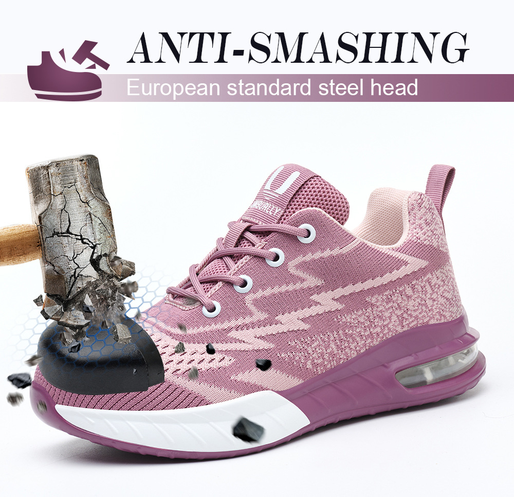 Women's Work Shoes With Steel Toe Anti Smashing foto 5