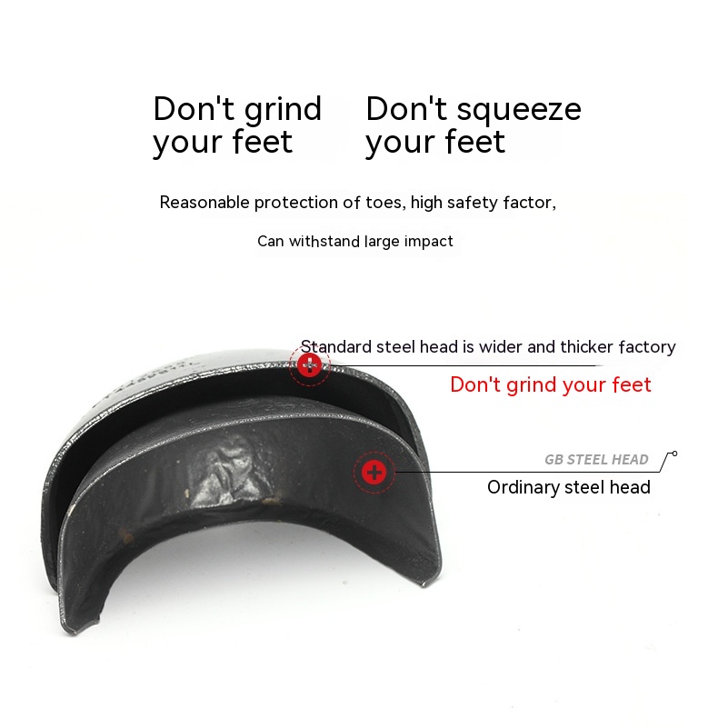 Ultra-light Breathable And Smash-resistant Anti-penetration Steel Shoes foto 4