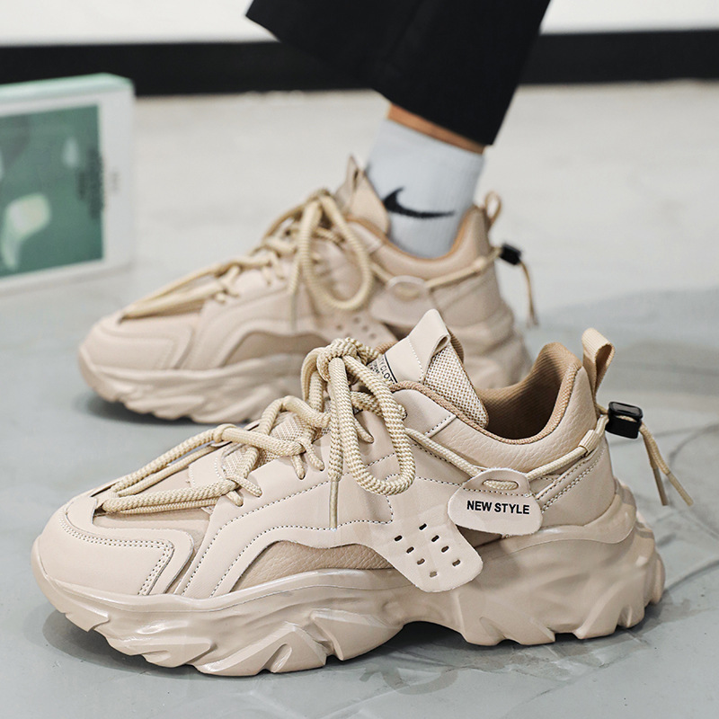 Trendy Sports All-match Casual Shoes Thick Sole Height Increasing foto 5