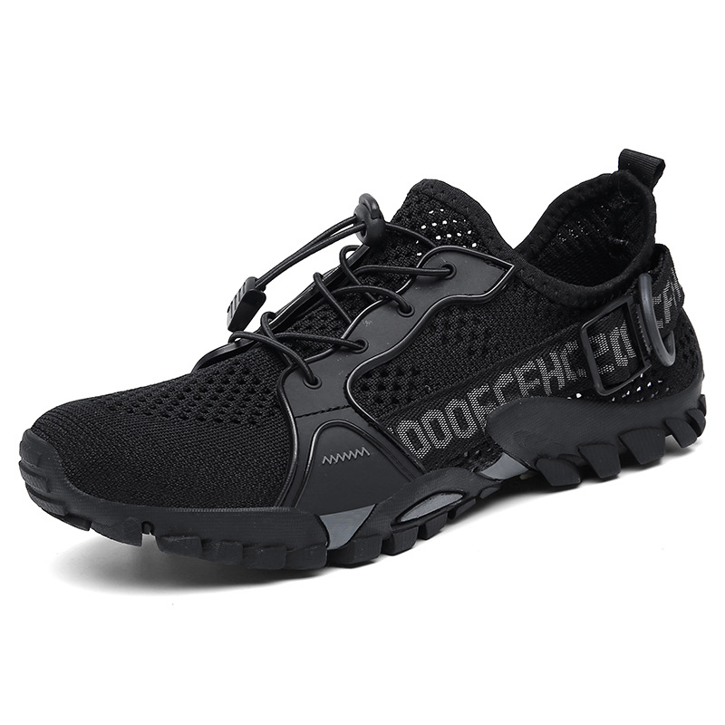 Mens Outdoor Flyknit Casual Hiking Shoes foto 5