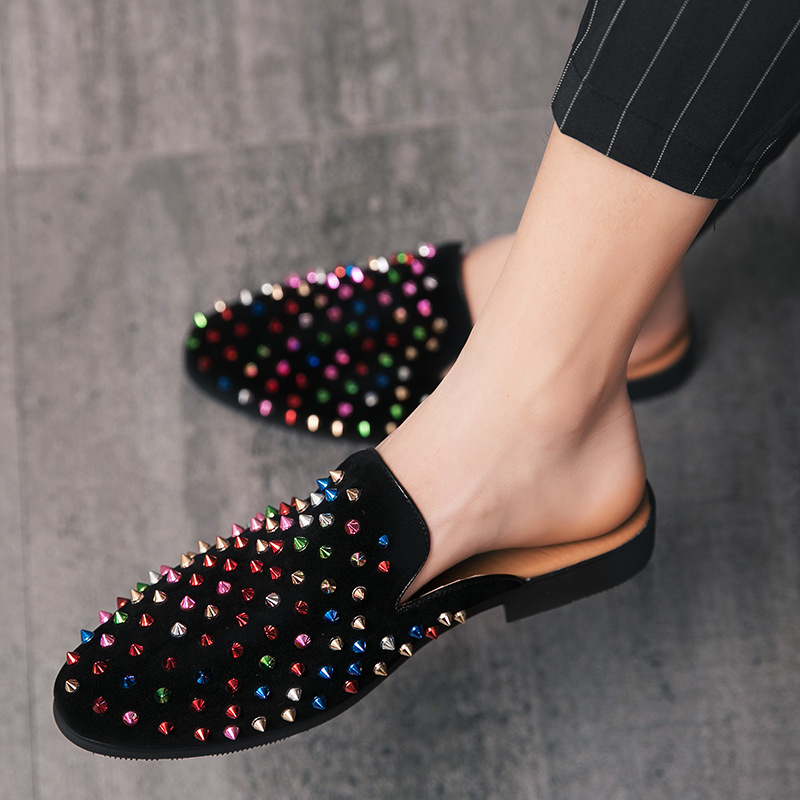 Men's Fashion Lazybones Half Slippers foto 4