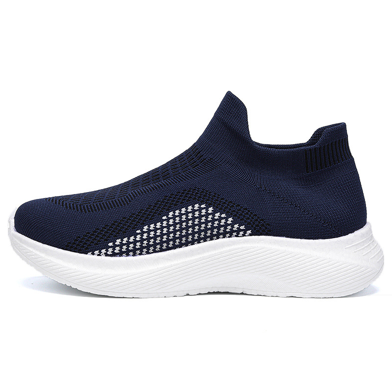 Plus Size Popcorn Flyknit Socks Casual Sneaker foto 2
