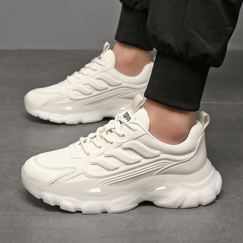 Men's Sneakers Stylish And Versatile Height-increasing Chunky foto 3