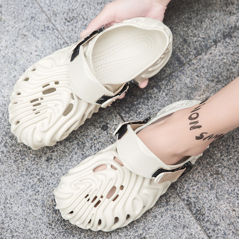 Fashion Summer New Casual Men's Shit Feeling Closed-toe Slippers foto 5