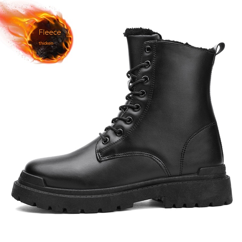 Martin Boots Men's Shoes Velvet Thermal And Thickening Cold-proof foto 3