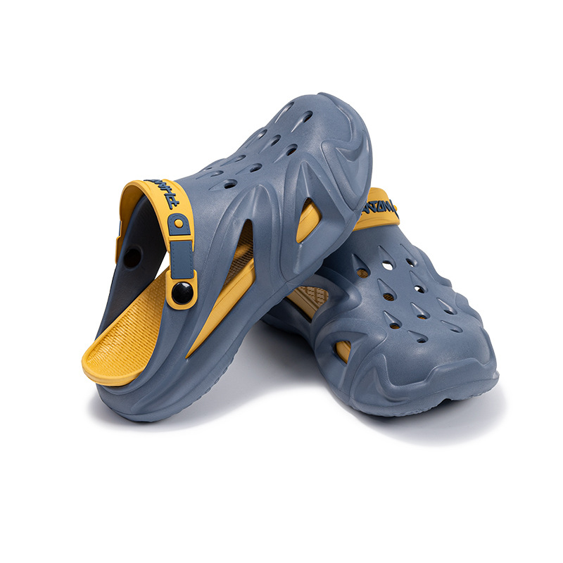 Men's Trendy Non-slip Wear-resistant Soft Bottom Toe Box For Outdoors Thick Bottom Beach Slippers foto 5