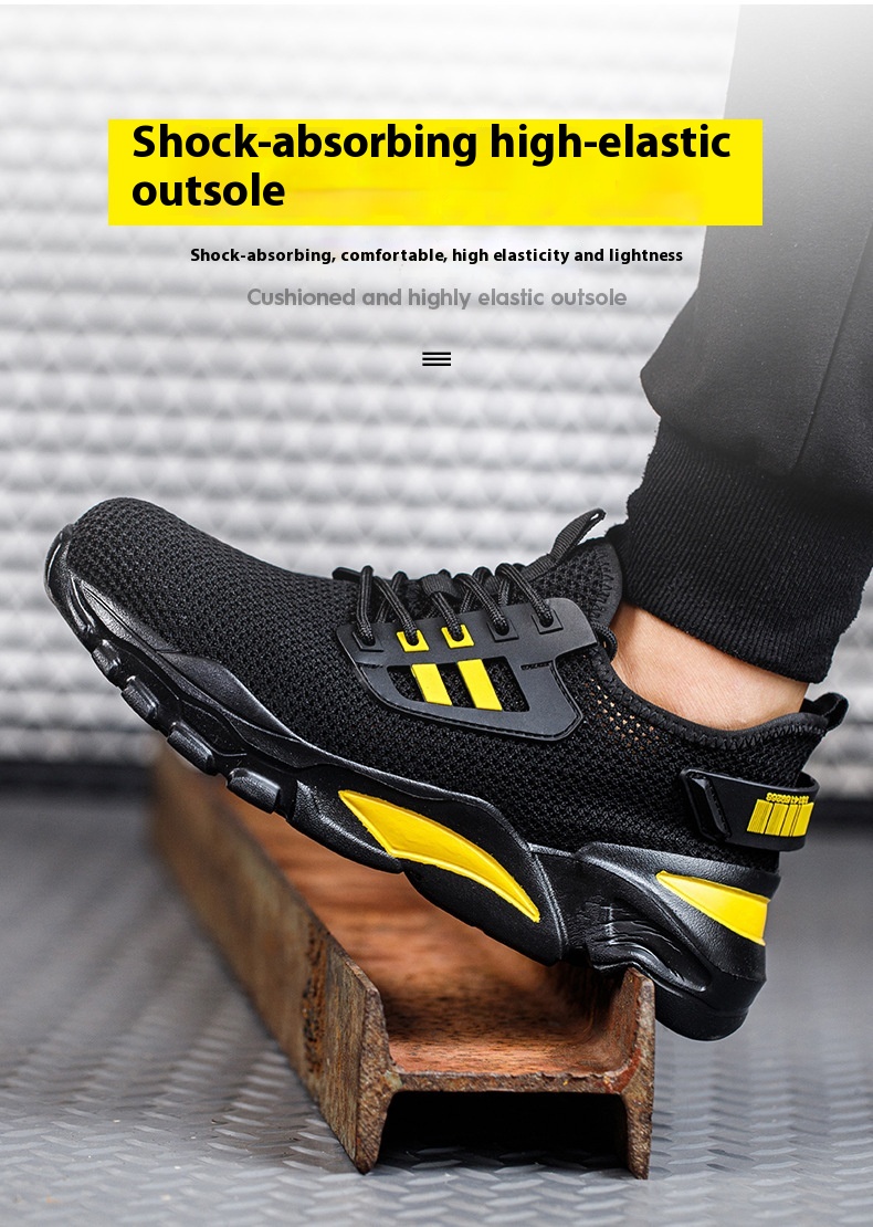 Men's Fashion Summer Breathable Work Shoes foto 4