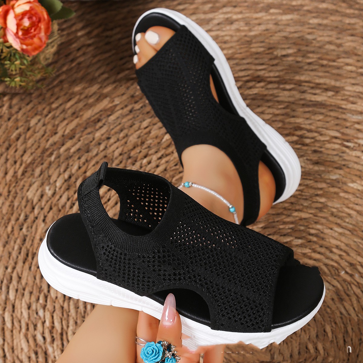 Women's Platform Sports Sandals Summer Flat foto 3