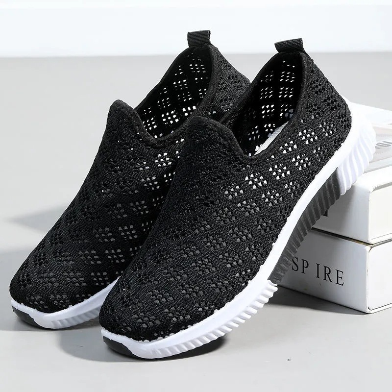 Womens Lightweight Mesh Shoes Breathable Flat Casual Footwear foto 4