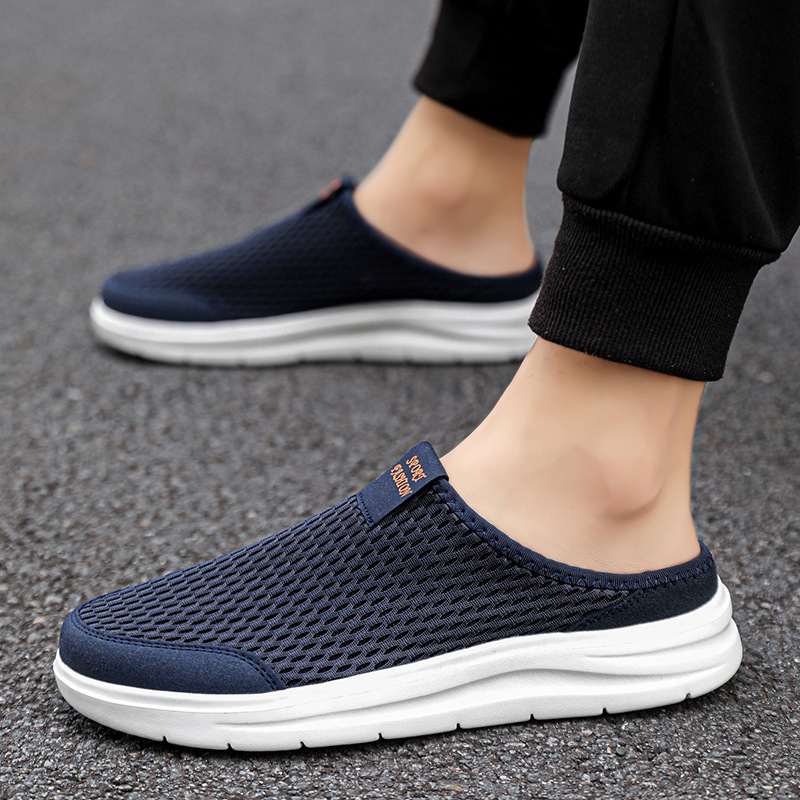 Men's Hollow-out Breathable Hole Muller Shoes Mesh foto 4