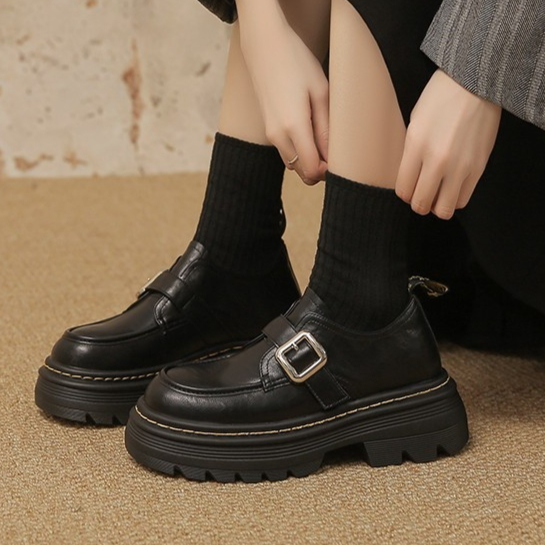 New Chunky-sole Retro Loafer Boots foto 5