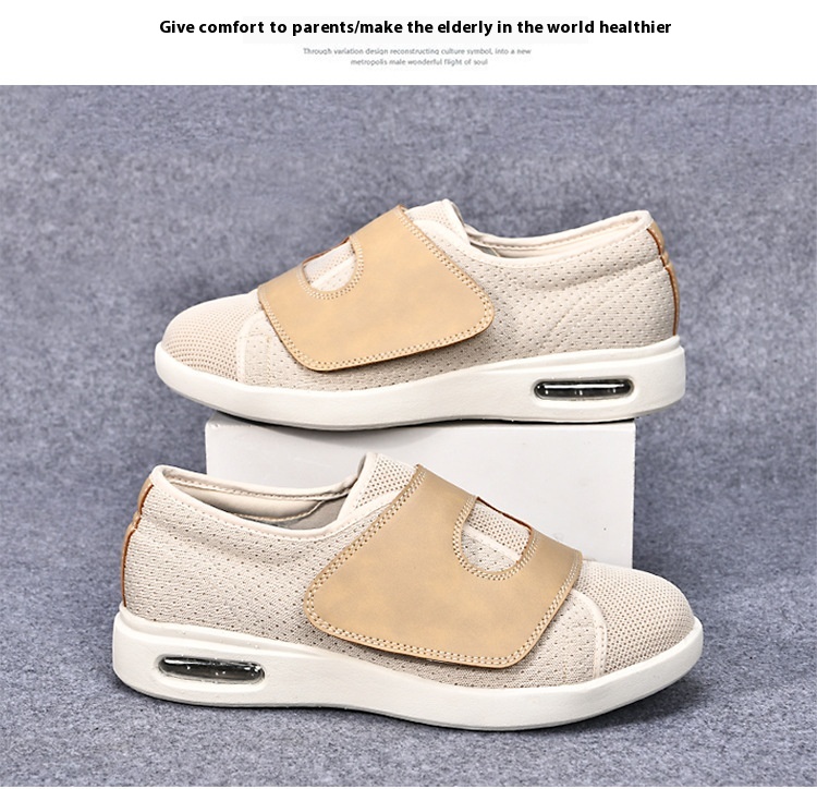 The Old Winter Velcro Large Opening Shoes For The Old foto 3