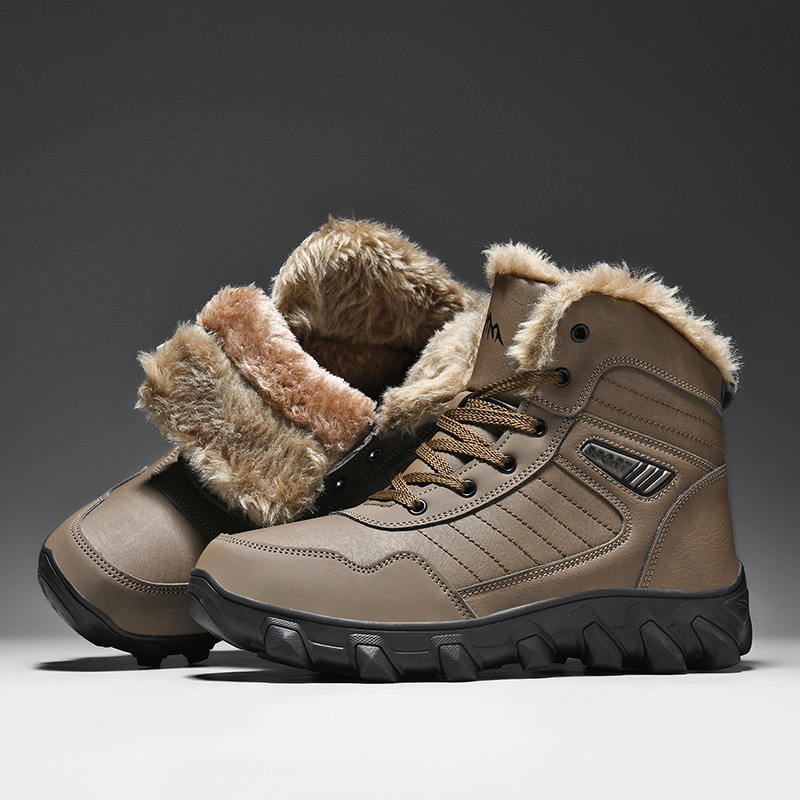 Men's Fleece-lined Warm Snow Boots foto 3