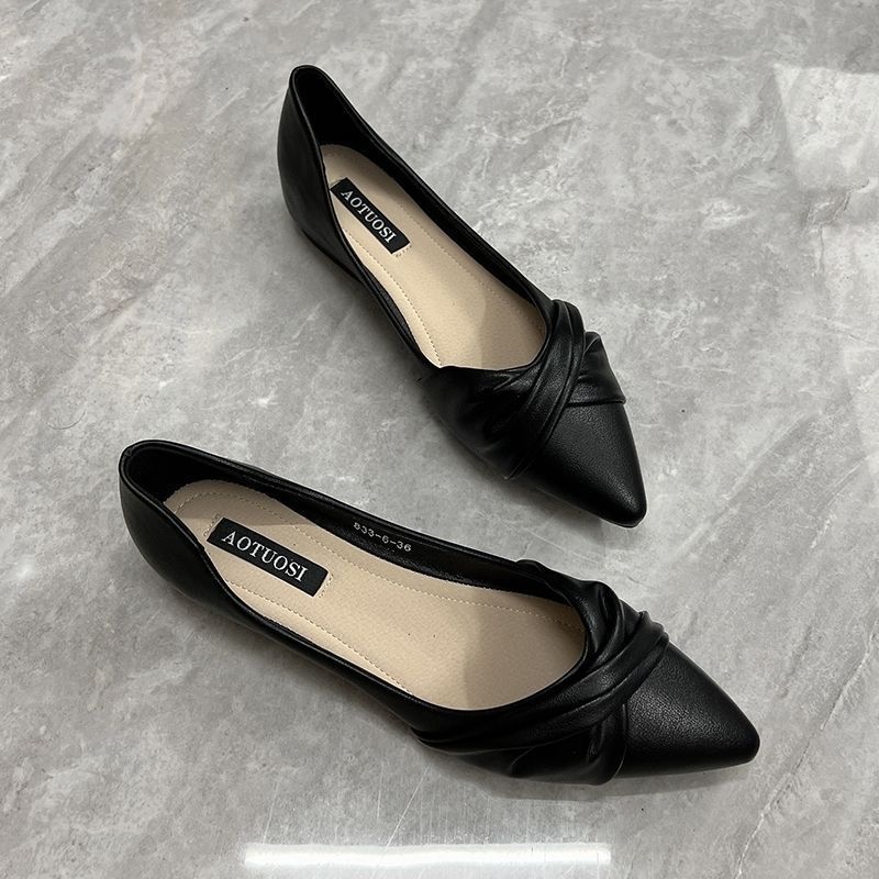 New Chanel-style Pointed-toe Flat Shoes For Women foto 3