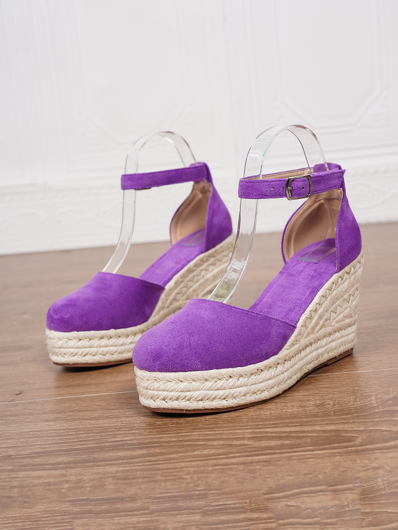 Platform Espadrille Sandals With Ankle Strap foto 3
