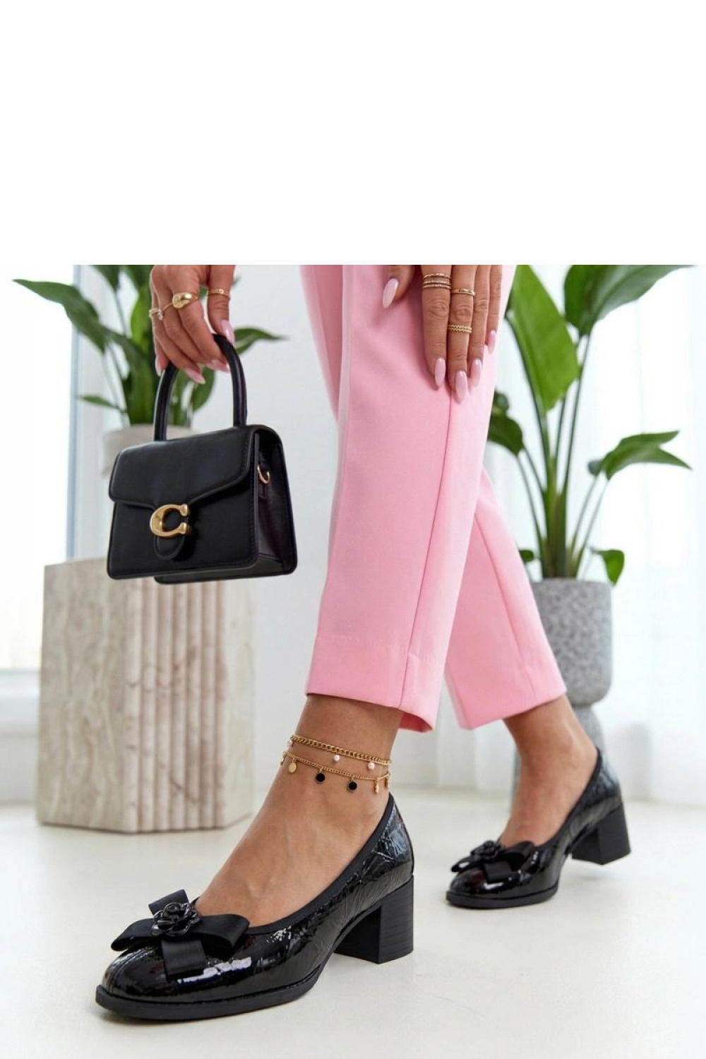 Pumps met dikke hak Solea