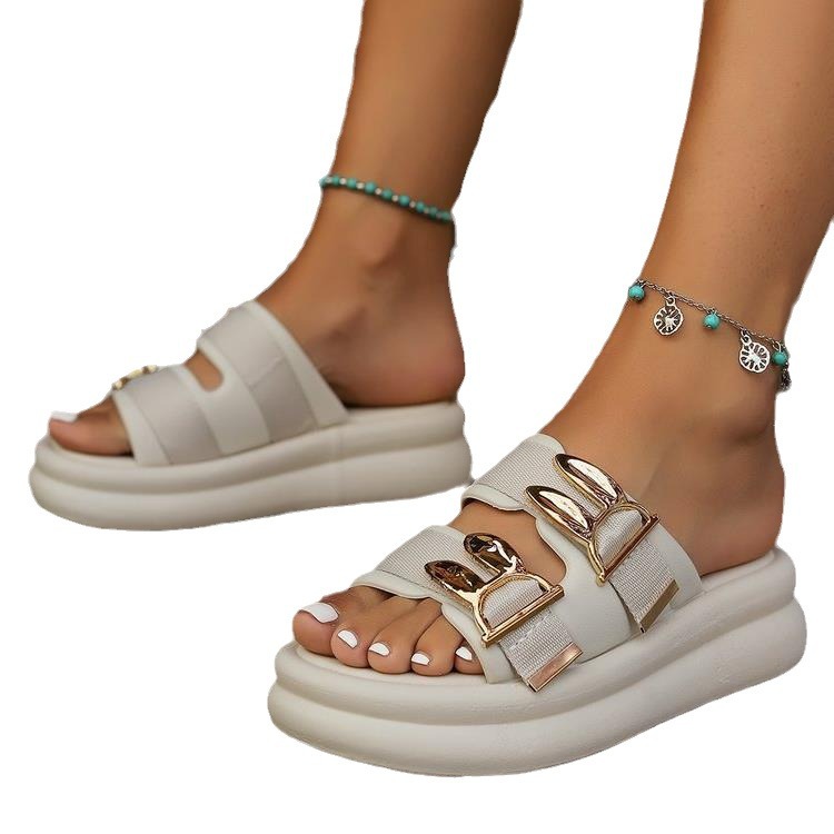 Women's Shoes Thick Bottom Slippers Soft Bottom foto 4