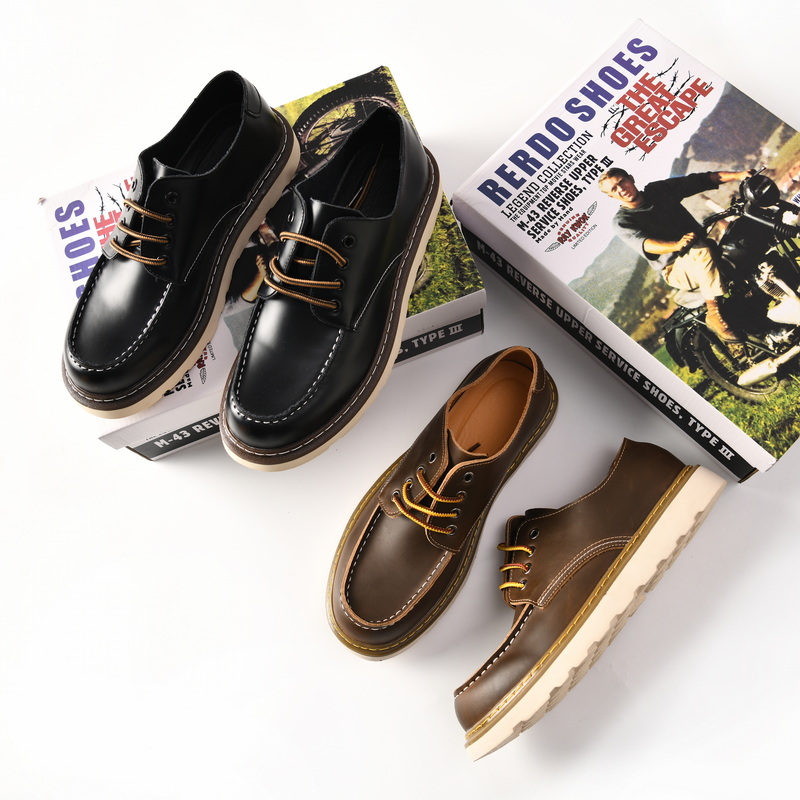 American Retro Crazy Horse Skin Low Cut Edition foto 4
