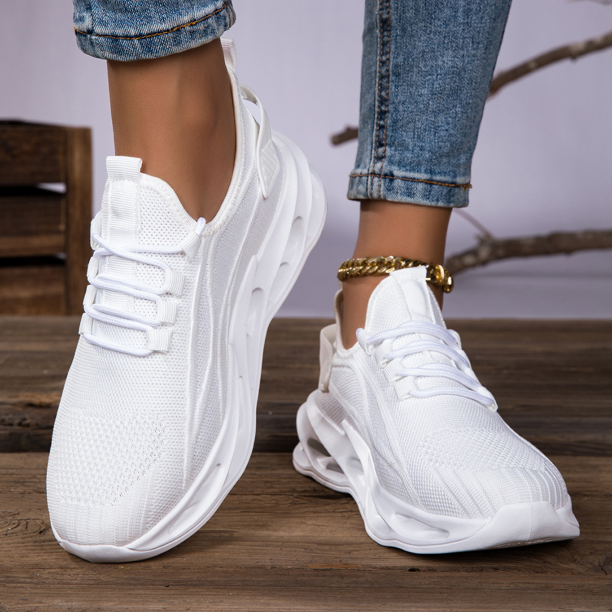Unisex Mesh Casual Shoes With Soft Soles foto 2