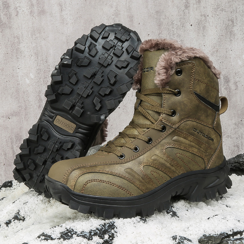 Autumn And Winter New Snow Boots Men's High-top Outdoor foto 3