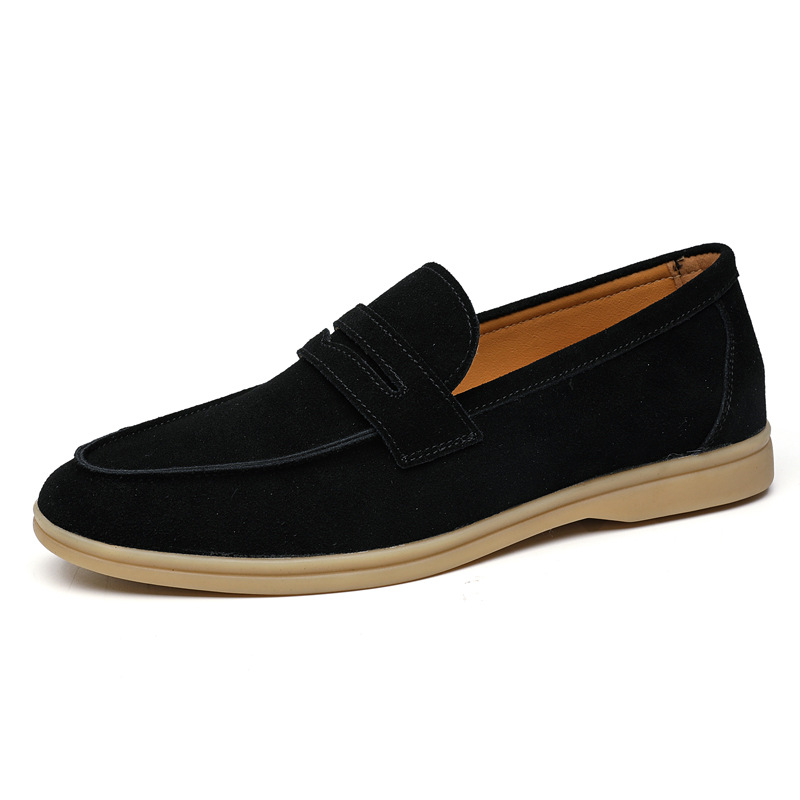 Gommino Suede Men's Soft Bottom Slip-on Casual Shoes foto 5