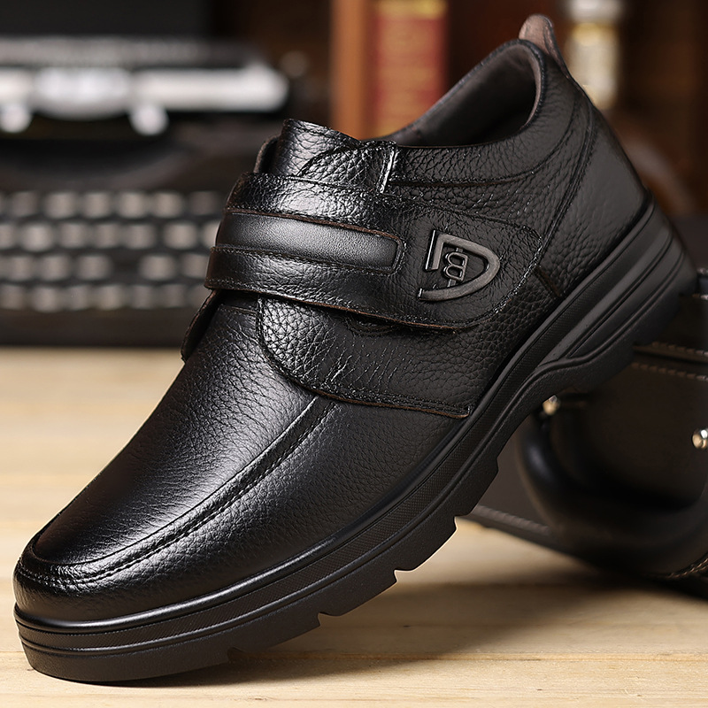 Business-style British Slip-on Casual Leather Shoes Made From Full-grain Cowhide With A Soft Sole foto 5