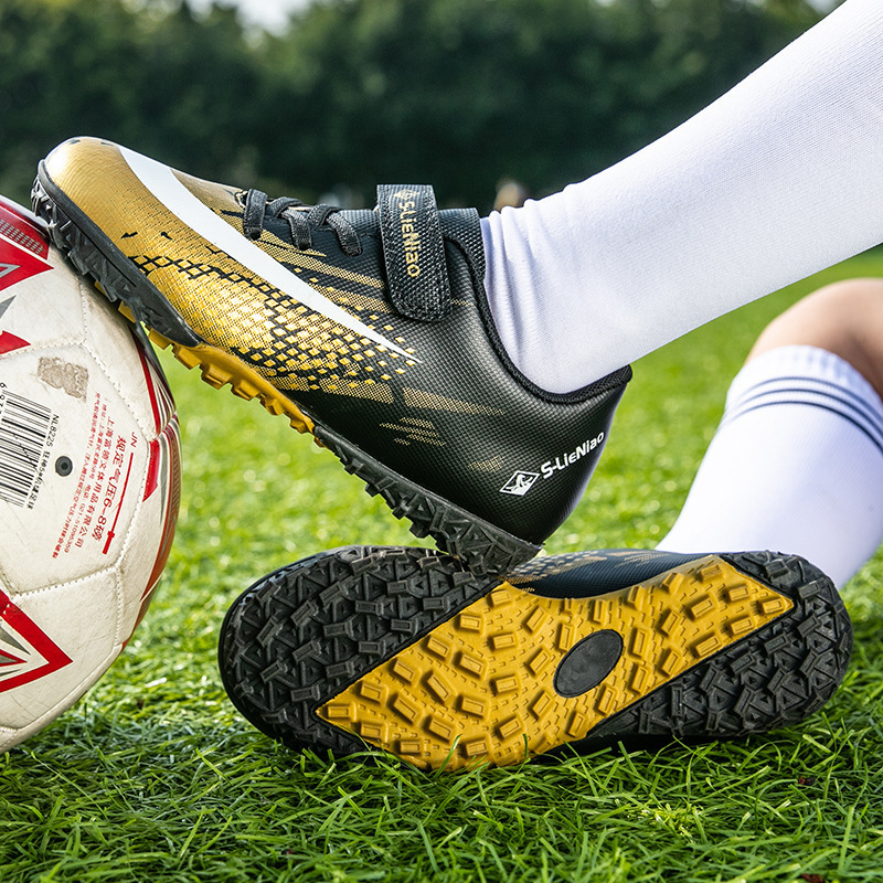 Children's Football Broken Nail Youth Primary School Student Velcro Competition Training Shoes foto 2