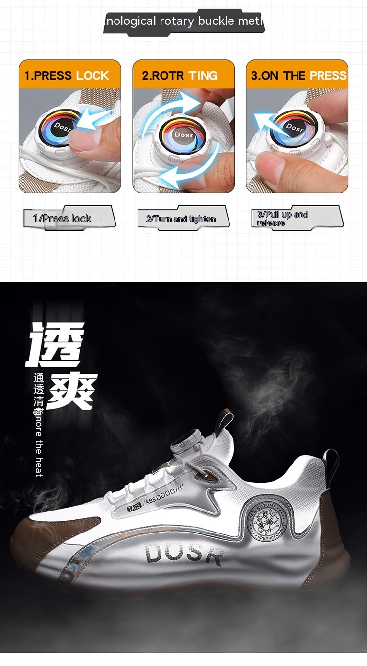 Summer Men's Breathable Mesh Tide Brand Sports Casual Shoes foto 5