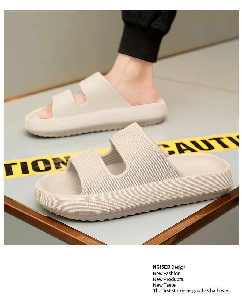 Men's Outdoor Non-slip Sandals Casual Slip-on Feeling Summer Wear Thick Bottom All-matching foto 5