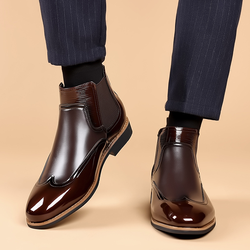 Men's Color Block Chelsea Boots foto 3