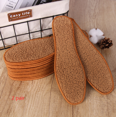 Fleece-lined Thickened Cold Protection In Winter Alpaca Fleecefiber Insole foto 5