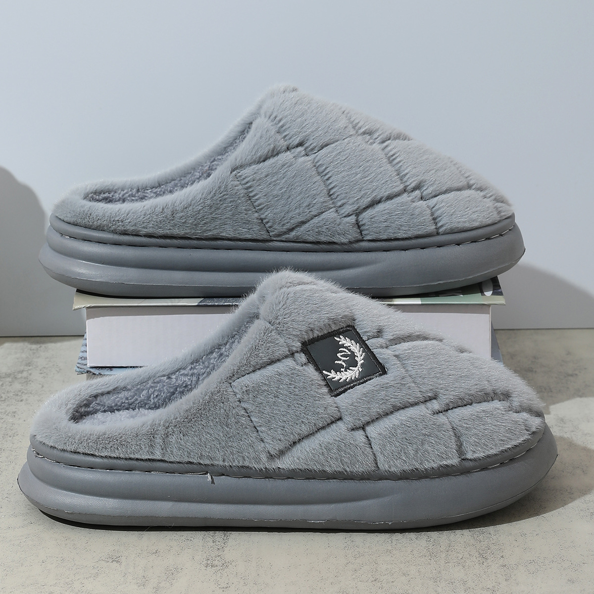 Men's Cotton Slippers Winter Household foto 5