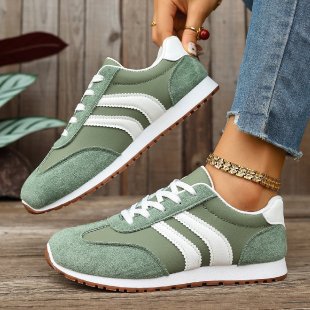 Outerwear Lace-up Color-block Casual Athletic Shoes foto 4