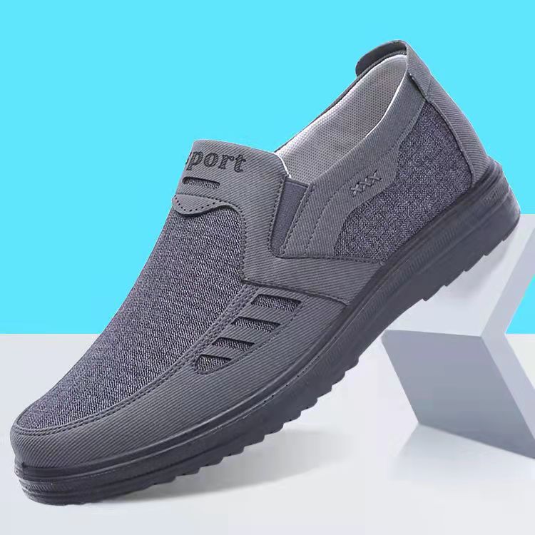 Spring And Autumn Old Beijing Cloth Shoes Men's Shoes Men's Breathable Thin Shoes foto 5