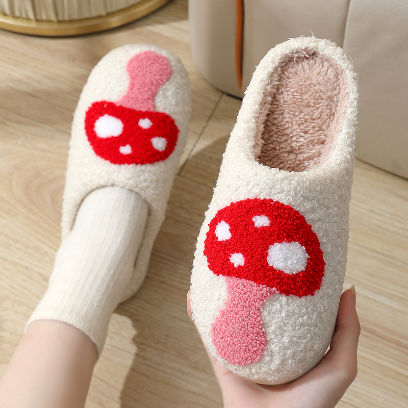 Cotton Slippers Women's Indoor Home Plush Warm Slippers foto 3