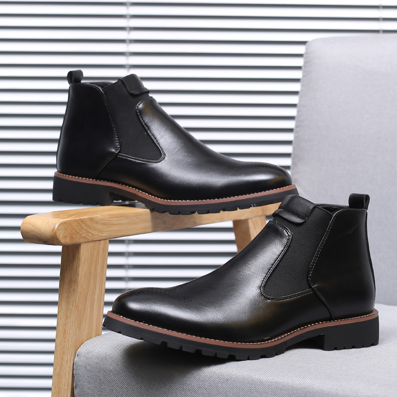 Men's High-top Slip-on Martin Boots foto 5