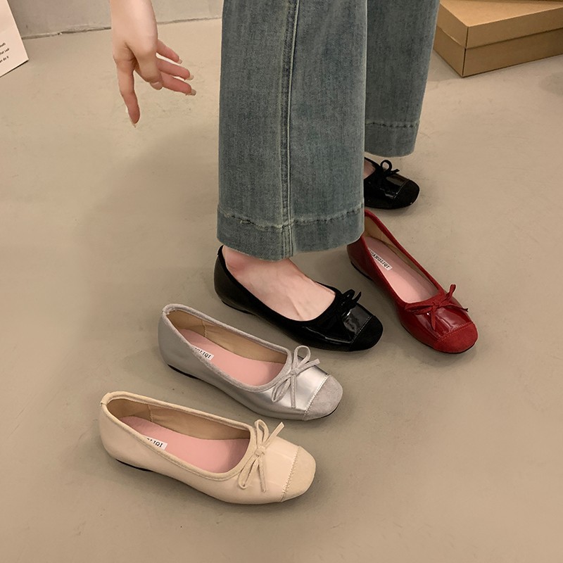 Spring And Autumn Retro Ballet Gentle Wanwan Style Shoes foto 3